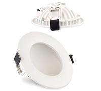 ISOLED DL LED gamme LUNA, 8W, lumière indirecte, blanc, blanc chaud - Luminaires encastrés