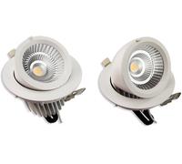 ISOLED DL LED gamme magasin, col blc, 35W, blanc neutre - Spot de plafond
