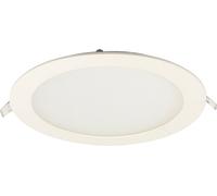 ISOLED Downlight LED, 18W, rond, ultra plat, éblouissement réduit, blanc, blanc neutre, CRI90 - Spot de plafond