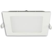 ISOLED Downlight LED, 9W, carré, ultra plat, éblouissement réduit,blanc, blanc neutre, dimmable - Spot de plafond