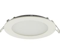 ISOLED Downlight LED, 9W, rond, ultra plat, éblouissement réduit, blanc, blanc neutre, dimmable - Spot de plafond