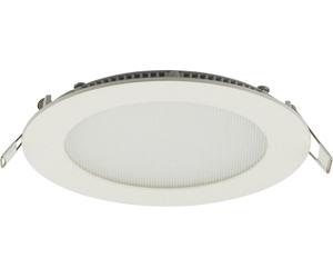 ISOLED Downlight LED, 9W, rond, ultra plat, éblouissement réduit, blanc, blanc neutre, dimmable - Spot de plafond