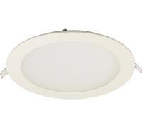 ISOLED Downlight LED ultraplat rond blanc, 24W, 300mm, Colorswitch 300035004000K, dimmable - Spot de plafond