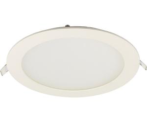 ISOLED Downlight LED ultraplat rond blanc, 24W, 300mm, Colorswitch 300035004000K, dimmable - Spot de plafond