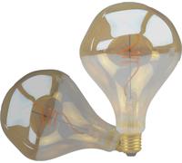 ISOLED E27 Vintage Line Ampoule ronde LED A125 irrégulière, ambre 4W 2200K - Lampes LED socle E27