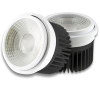 ISOLED Éclairage fruits AR111 30 W, 35°-50° variable, blanc chaud, avec ballast externe - Lampes LED socle G53