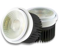 ISOLED Éclairage viande AR111 30 W, 35°-50° variable, blanc chaud, avec ballast externe - Lampes LED socle G53