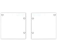 ISOLED Embout de finition alu EC133 pour Curtain10 ONE FLAT avec VISOR, 1 paire (gauche et - Accessoires divers