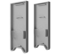 ISOLED Embout de finition EC120, piège à lumière, argent pour profilé HALON avec diffusant en - Accessoires divers