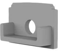 ISOLED Embout E211 Pour profil TBP4 avec presse-étoupe, 1pce - Profilés LED et profilés encastrés