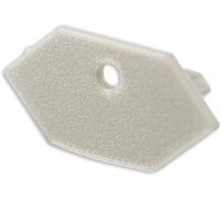 ISOLED Embout E215 Pour profil TBP6 avec presse-étoupe, 1pce - Profilés LED et profilés encastrés