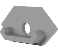 ISOLED Embout E217 Pour profil TBP7 avec presse-étoupe, 1pce - Profilés LED et profilés encastrés