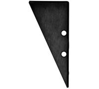 ISOLED Embout EC91 aluminium noir RAL 9005 pour profil HIDE TRIANGLE, vis incluses - Accessoires divers