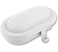 ISOLED Hublot LED plafond/mur avec capteur de mouvement HF 10W, IP54, blanc, blanc neutre - Lampes murales et de plafond