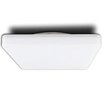 ISOLED Hublot LED plafond/mur avec détecteur de mouvement HF 24W, carré, IP54,ColorSwitch - Lampes murales et de plafond
