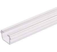ISOLED Insert pour rideaux transparent, format intérieur L = 9,7, H = 6,5mm, fente 6mm, 100cm - Profilés LED et profilés encastrés