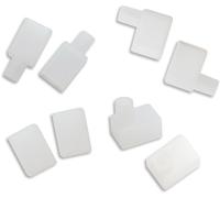 ISOLED Kit d'embouts de finition pour ruban LED wallwasher 20x55°, 2 pièces - Accessoires divers