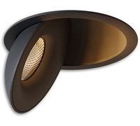 ISOLED Luminaire encastré LED Sphere noir/noir, 2700K, 10W, IRC90, dimmable - Luminaires encastrés