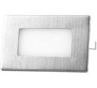 ISOLED Luminaire LED encastrable carré, 2,5W, IP65, ColorSwitch 3000K4000K6000K, prise mural - Luminaires encastrés