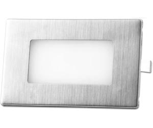 ISOLED Luminaire LED encastrable carré, 2,5W, IP65, ColorSwitch 3000K4000K6000K, prise mural - Luminaires encastrés