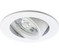 ISOLED Luminaire LED encastré Slim68 MiniAMP blanc, rond, 8W, 24V DC, blanc chaud, non dimmable - Luminaires encastrés