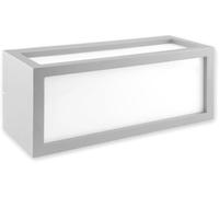 ISOLED Luminaire mural BOX-II 1xE27, IP54, blanc, sans ampoule - Lampes murales et de plafond