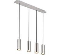 ISOLED Luminaire suspendu nickel mat, 4xGU10 douilles, sans ampoules - Lampes pendulaires