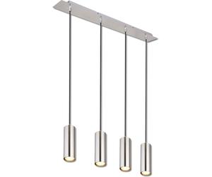 ISOLED Luminaire suspendu nickel mat, 4xGU10 douilles, sans ampoules - Lampes pendulaires