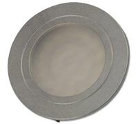 ISOLED Meubles LED encastrés projecteur MiniAMP argent, 2W, 24V DC blanc chaud 3000K, gradable - Luminaires encastrés