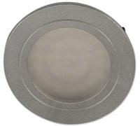 ISOLED Meubles LED encastrés projecteur MiniAMP argent, 2W, 24V DC blanc neutre 4000K, gradable - Luminaires encastrés