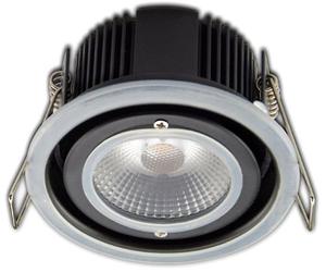 ISOLED Module LED encastrable Sys-68, 10 W, IP65, blanc chaud, gradable - Luminaires encastrés
