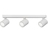 ISOLED Plafonnier de 3 projecteurs LED orientable, corps blanc mat, IP20, pour recevoir des - Lampes murales et de plafond