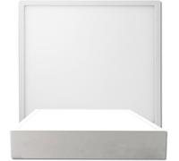 ISOLED Plafonnier LED PRO blanc, 8W, carré, 120mm, ColorSwitch 270030004000K, dimmable - Lampes murales et de plafond