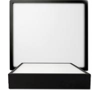 ISOLED Plafonnier LED PRO noir, 24W, carré, 225mm, ColorSwitch 270030004000K,dimmable - Lampes murales et de plafond
