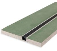 ISOLED Plaster 10 One Plaque de plâtre pour pièces humides 12,5mm, avec insert profilé et - Profilés LED et profilés encastrés