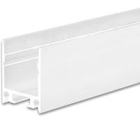 ISOLED Profil de luminaire LED en surface Cacher le seul aluminium blanc RAL 9003, 200cm - Profilés LED et profilés encastrés
