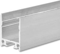 ISOLED Profil d'un luminaire LED monté en surface Cache simple en aluminium anodisé, 200 cm - Profilés LED et profilés encastrés