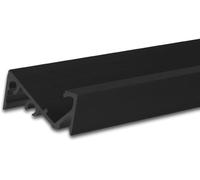ISOLED Profil en applique LED FURNIT6 S aluminium noir RAL 9005, 200cm - Profilés LED et profilés encastrés