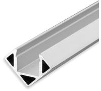 ISOLED Profilé d'angle LED CORNER11 aluminium anodisé, 200 cm - Profilés LED et profilés encastrés