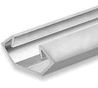 ISOLED Profilé d'angle LED CORNER11n aluminium anodisé, 200cm - Profilés LED et profilés encastrés