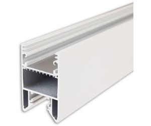 ISOLED Profilé de luminaire LED HALON aluminium blanc RAL 9003, 300cm, bande de refroidissement - Profilés LED et profilés encastrés