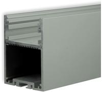 ISOLED Profilé de montage en surface LED LAMP30 en aluminium avec revêtement en poudre argenté - Profilés LED et profilés encastrés