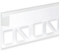 ISOLED Profilé de tuile LED UP8, blanc RAL 9003 200cm - Profilés LED et profilés encastrés