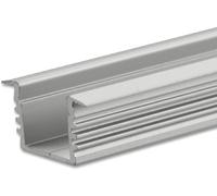 ISOLED Profilé d'encastrement LED DIVE12 aluminium anodisé, 200 cm - Profilés LED et profilés encastrés