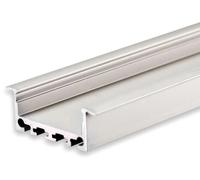 ISOLED Profilé d'encastrement LED DIVE24 FLAT aluminium anodisé, 200 cm - Profilés LED et profilés encastrés