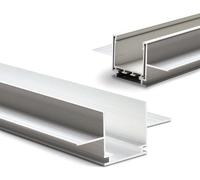 ISOLED Profilé d'instal pour encast profilé WING20, L : 2000mm, pour plaque de placoplâtre 15 mm - Profilés LED et profilés encastrés
