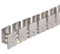 ISOLED Profilé en applique LED anodisé, dentelé et flexible pour NEON ruban led B13H13, 100cm - Profilés LED et profilés encastrés