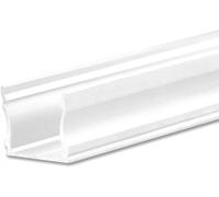 ISOLED Profilé en applique LED PURE12 S aluminium blanc RAL9010, 300cm - Profilés LED et profilés encastrés