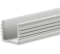 ISOLED Profilé en applique LED SURF12 BORDERLESS aluminium anodisé, 200 cm - Profilés LED et profilés encastrés