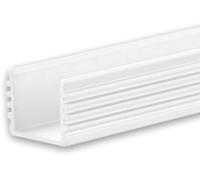 ISOLED Profilé en applique LED SURF12 BORDERLESS aluminium revêtu par poudre blanc RAL 9010, 200 - Profilés LED et profilés encastrés